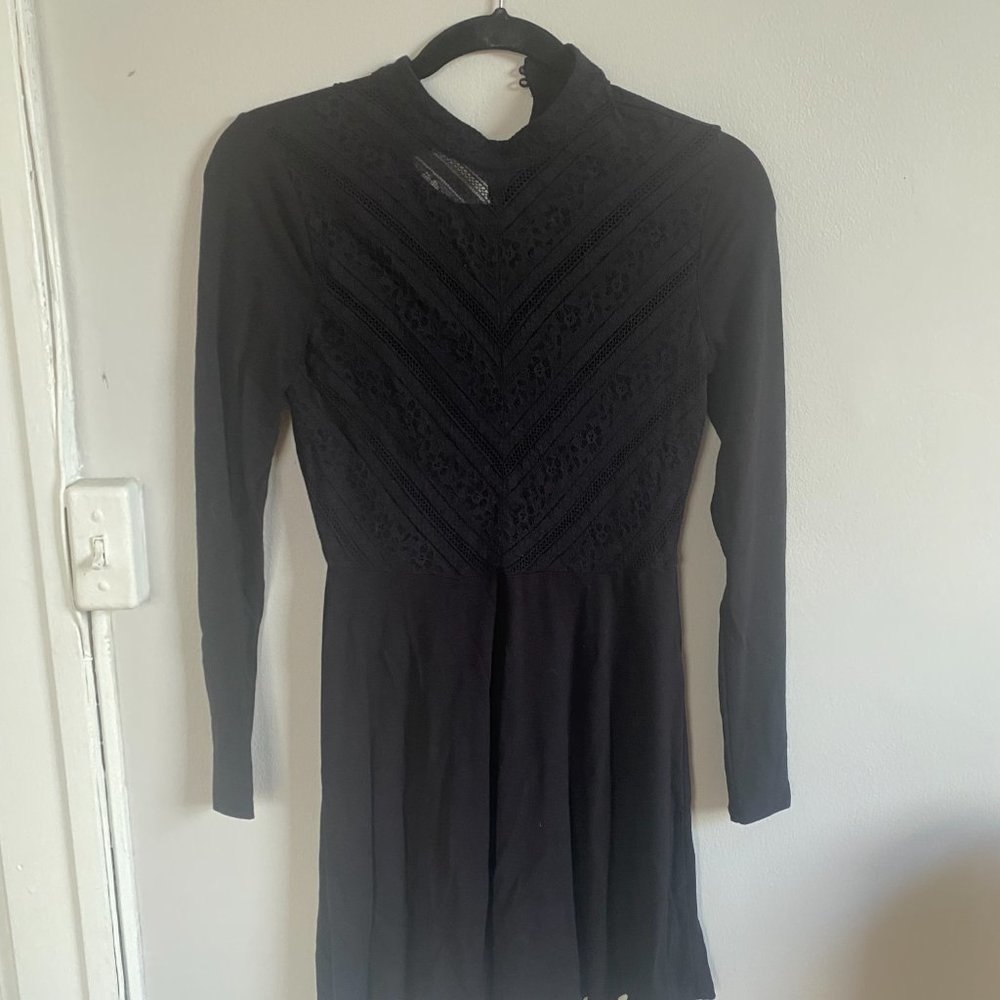 Long Sleeve Dress, Lace Top